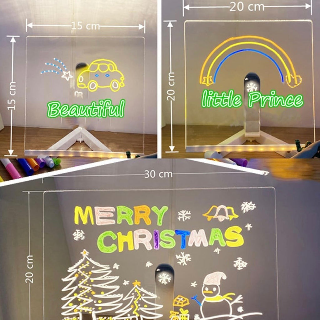 Colorful LED Note Board Night Light