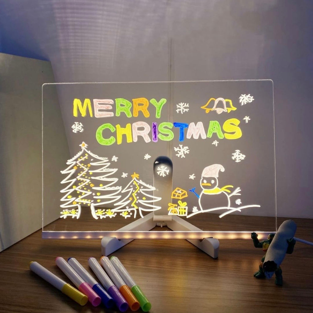 Colorful LED Note Board Night Light